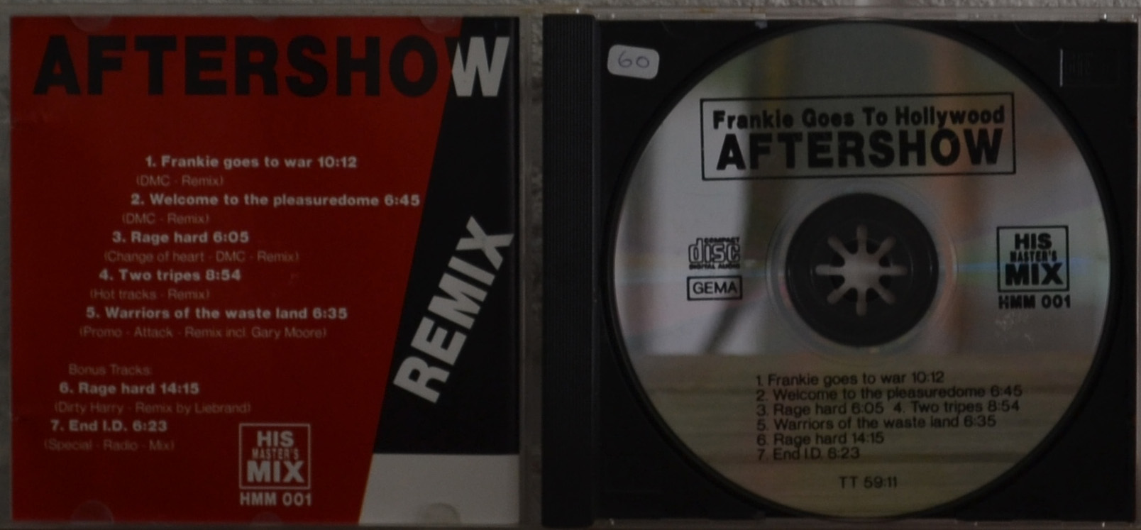 Aftershow bootleg CD